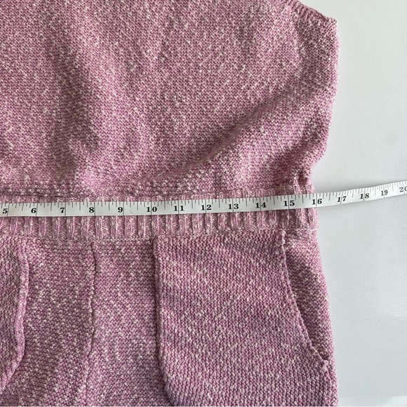 Free People Beach Declan Sweater Romper Crocus Pink Size Large Pockets Summer - Picture 5 of 11